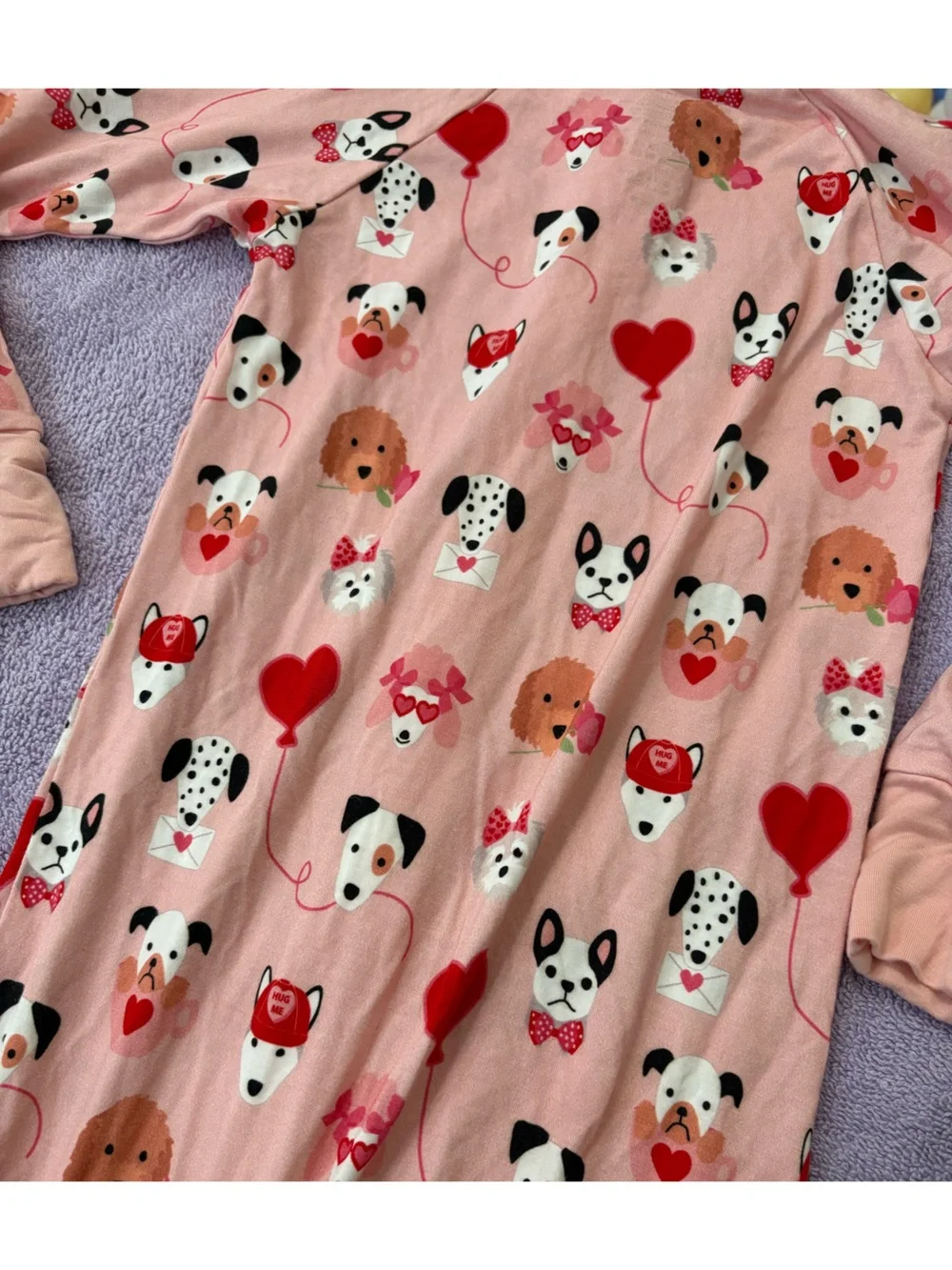 Puppy love zip pajama
